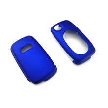 Дистанционный Флип брелок крышка металлик синий для Audi