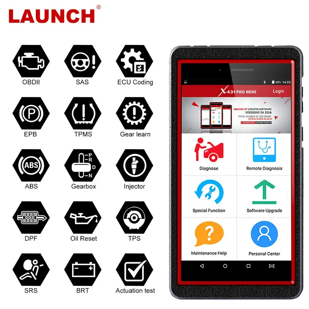 

LAUNCH X431 Pro Mini OBD2 Auto Diagnostic tool WiFi/Bluetooth Full system X-431 Pros Mini Car Scanner OBD2 Scanner Automotive