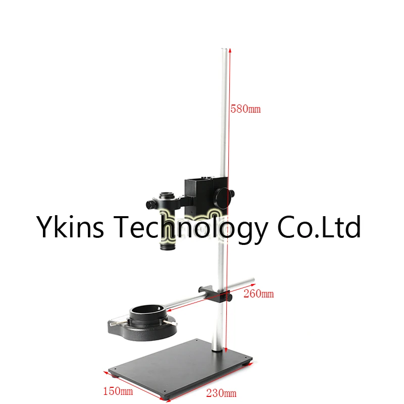 

All-metal bracket extension bracket Adjustable microscope bracket + 1X-100X zoom C-mount lens for video microscope cameras