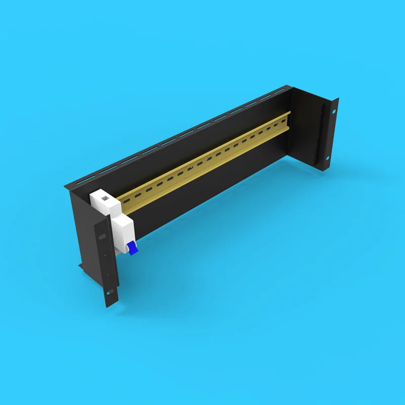 3U rack distribution box Simple type rack is special high voltage electricity box column head cabinet C45 guide rail type elect