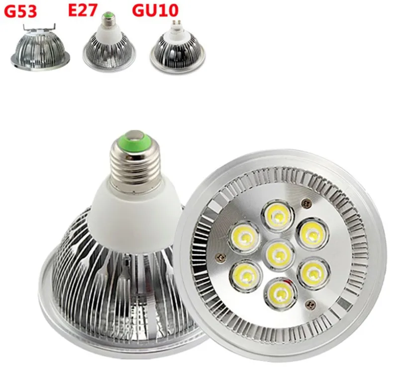 Бесплатная доставка AR111 7 W равна 100 Вт лампы высокого качества светодиодный AR111 GU10 spotlight AC85-265V два года гарантии