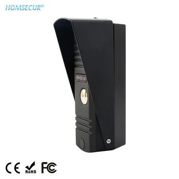 

HOMSECUR BC011HD-B Black Outdoor Camera Unit(Rust-proof aluminum alloy) with Waterproof Cover for HDK Series Door Phone Intercom