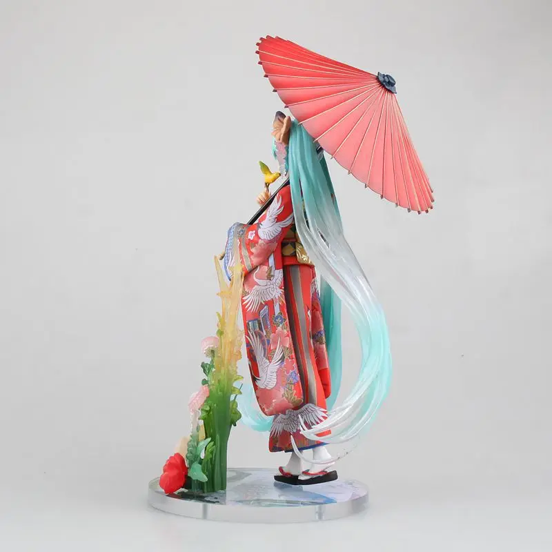 anime Hatsune Miku Kaito & meiko model figure 25cm action colleciton kimono version action collection toy gift (31)