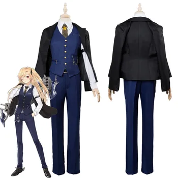 

Azur Lane Cleveland Knight Night Cosplay Costume Uniform Outfit Halloween Carnival Costumes For Adult Men Women Custom Made