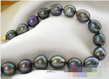

02789 BLACK RICE FRESHWATER CULTURED PEARL NECKLACE