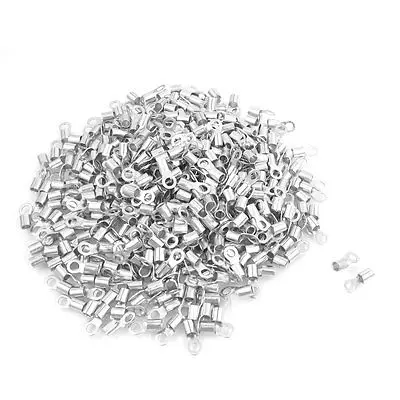 

1000 x 48A AWG 12-10 Non-insulated Ring Tongue Terminals Cable Lug