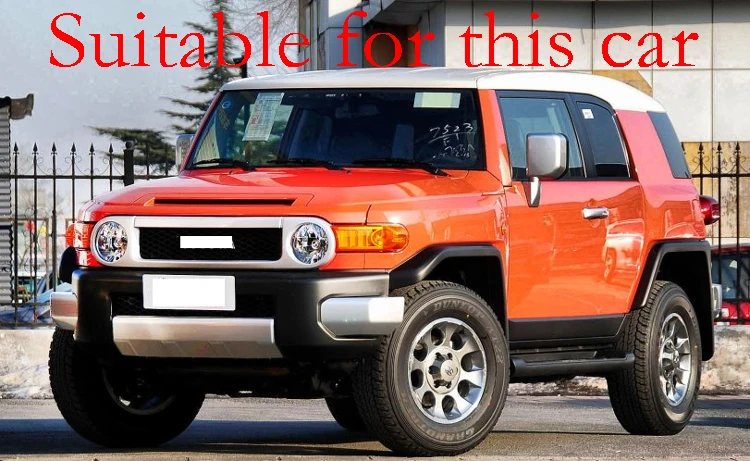 For Toyota FJ Cruiser 2007- Plastic Exterior Visor Vent Shades Window Sun Rain Guard Deflector 4pcs