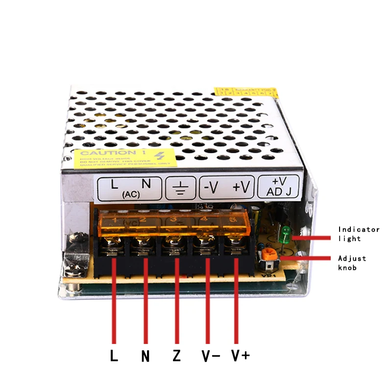 12V5A 60 Вт Трансформаторы освещения 110 V 220 V AC/DC 12 В переключатель Питание адаптер конвертер для RGB Светодиодные ленты водителя света