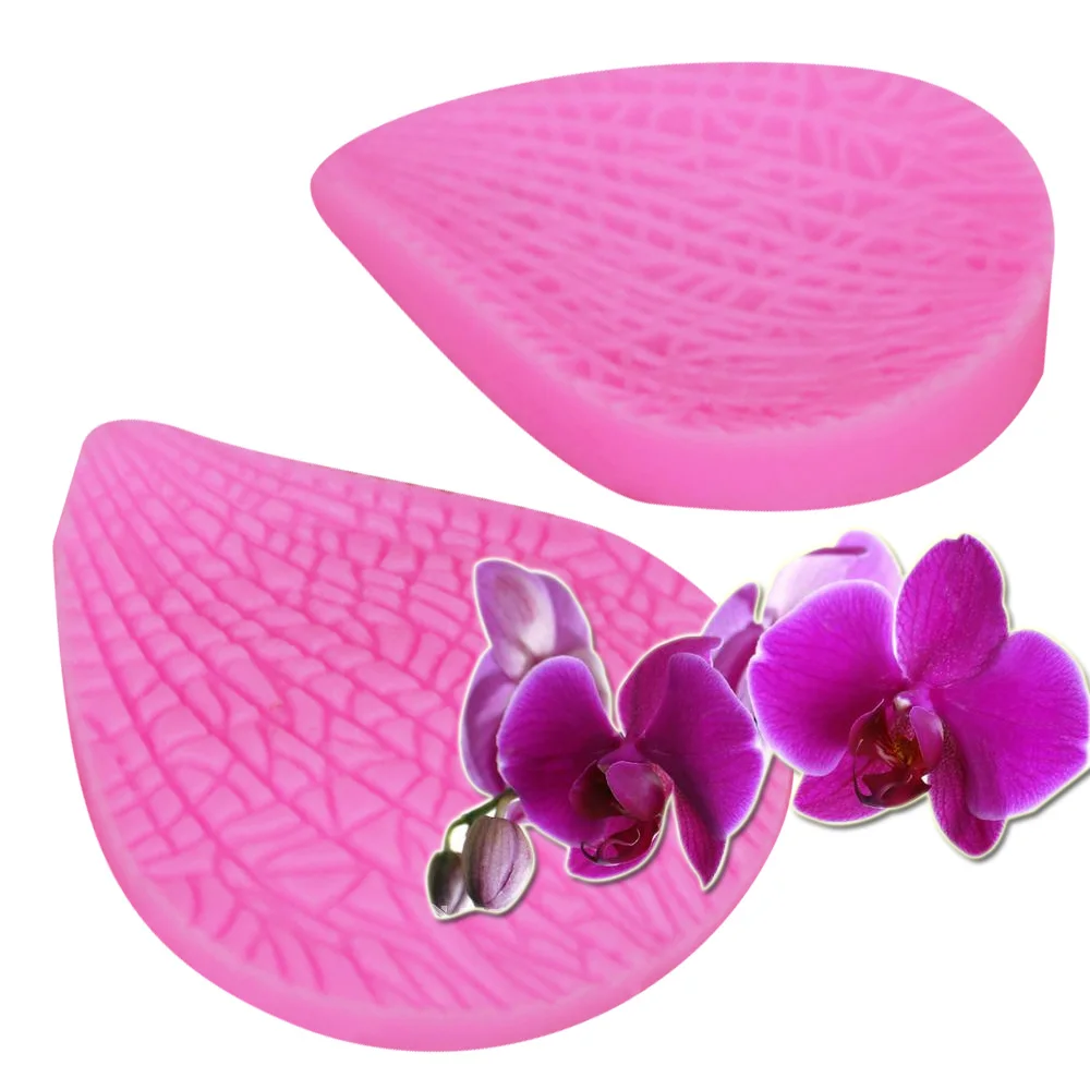 Kaymiklee Moule En Silicone Pour Patisserie Feuille De Fleur Petale D Orchidee Pate De Gomme Outil De Decoration Pour Fondant M8 Aliexpress
