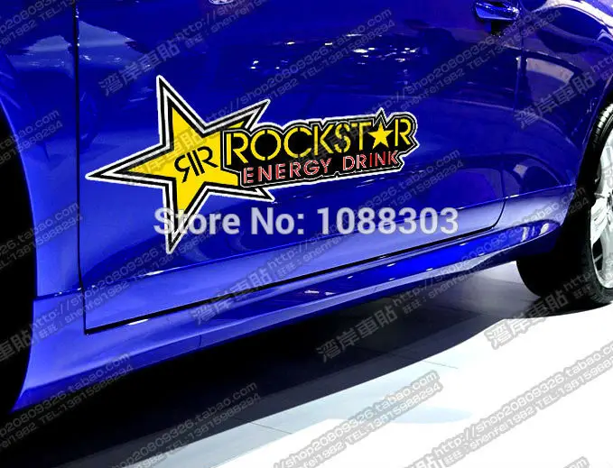 

4sizes Car Styling Motorcycle Motorbike Helmet Car Whole Body Sticker Decals for Engergy Drink