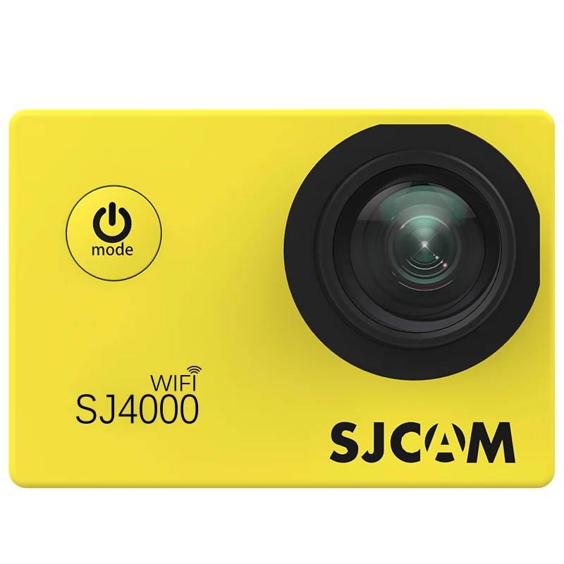 Оригинальная Экшн-камера SJCAM SJ4000 с Wi-Fi, 2,0 дюймов, Спортивная DV с ЖК-экраном, 1080 P, HD, для дайвинга, 30 м, водонепроницаемая, мини, Автомобильный регистратор DVR - Цвет: Цвет: желтый