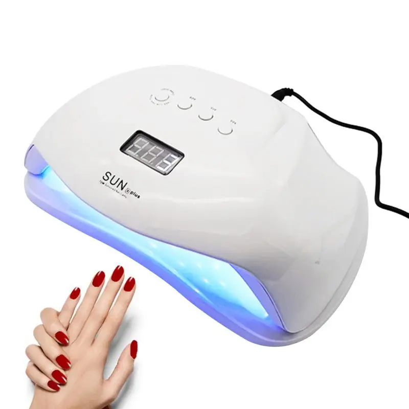 

110-240V 72W Nail Lamp UV LED Light Professional Nails Dryer Timer Setting Gel Machine Curing 10s 30s 60s EU/UK/US Plug