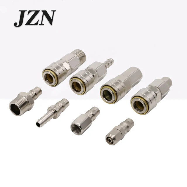 C type pneumatic quick connector self locking tube air compressor pump