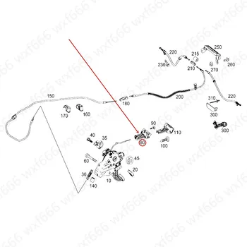 

Car Handbrake handle Pull handle Base Suitable for C180 C200 C260mer ced es-be nzC300 Guiding device P handle Hand brake handle