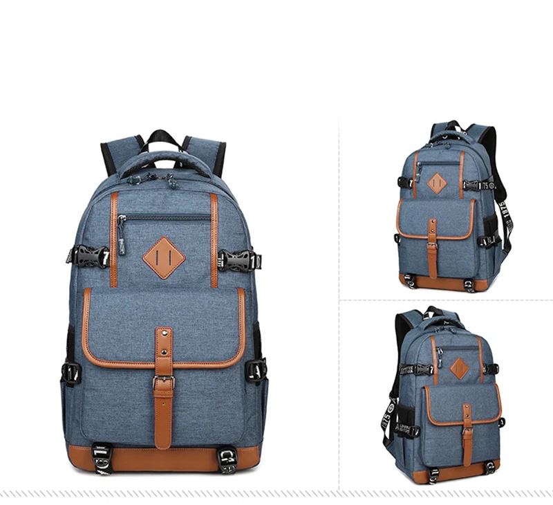 Мужской рюкзак с защитой от кражи, школьные сумки, многофункциональный Оксфордский повседневный рюкзак для ноутбука, водонепроницаемый рюкзак для путешествий, рюкзак для компьютера Mochila