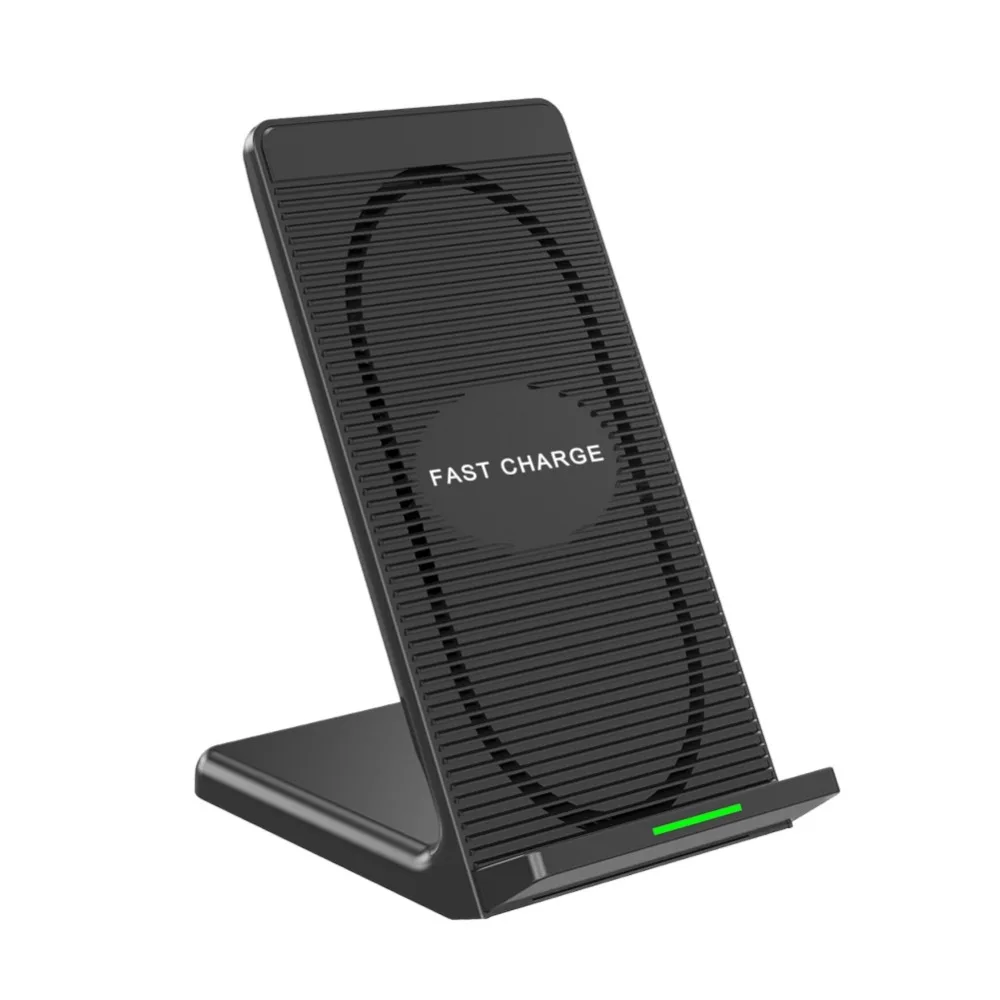  EDAL Double Coils Qi Wireless Fast Charger Quick Wireless Charging Adapter Stand Rack With Cooling 