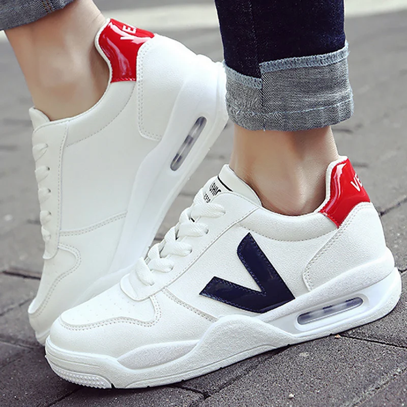 

Women shoes platform solid light designer wedge sneakers increase damping comfortable news fashion woman sneakers