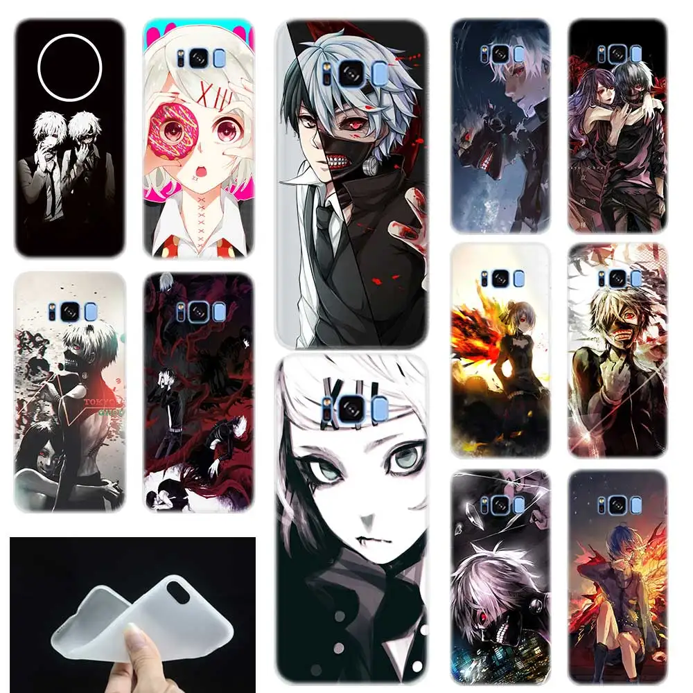 Короткая футболка с героями из японского аниме Tokyo Ghoul Япония чехол накладка на
