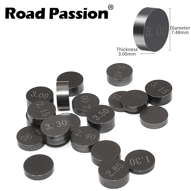 

Road Passion 47pcs Motorcycle 7.48mm 7.48 mm Diameter Valve Shims For Honda VFR800A VFR800 VFR750R VFR750F VF750CD VF750C