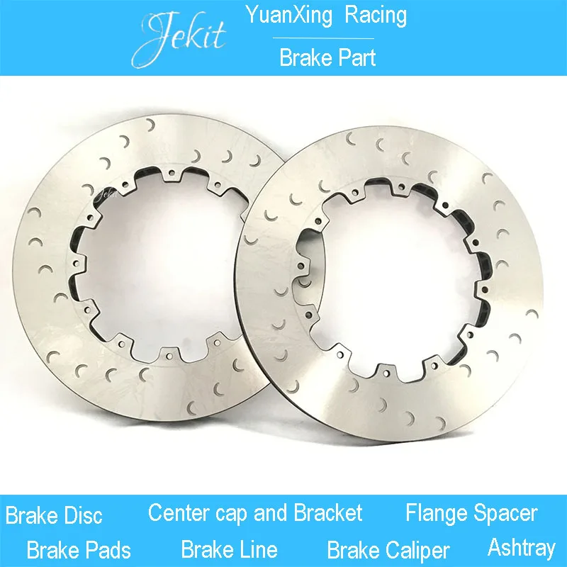 

Jekit car accessories 380*34mm C hook disc high performance brakes for toyota land cruiser 200 series front