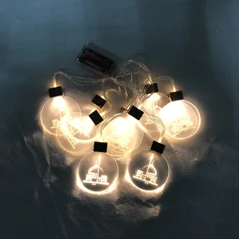 

2m Led String Lights String Ramadan Decorations lights Chain for Fairy Party Patio Outdoor Lighting String Bulbs for backyard