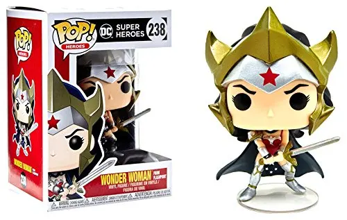 Эксклюзивная виниловая экшн фигурка FUNKO POP Official Wonder Woman Flashpoint Коллекционная