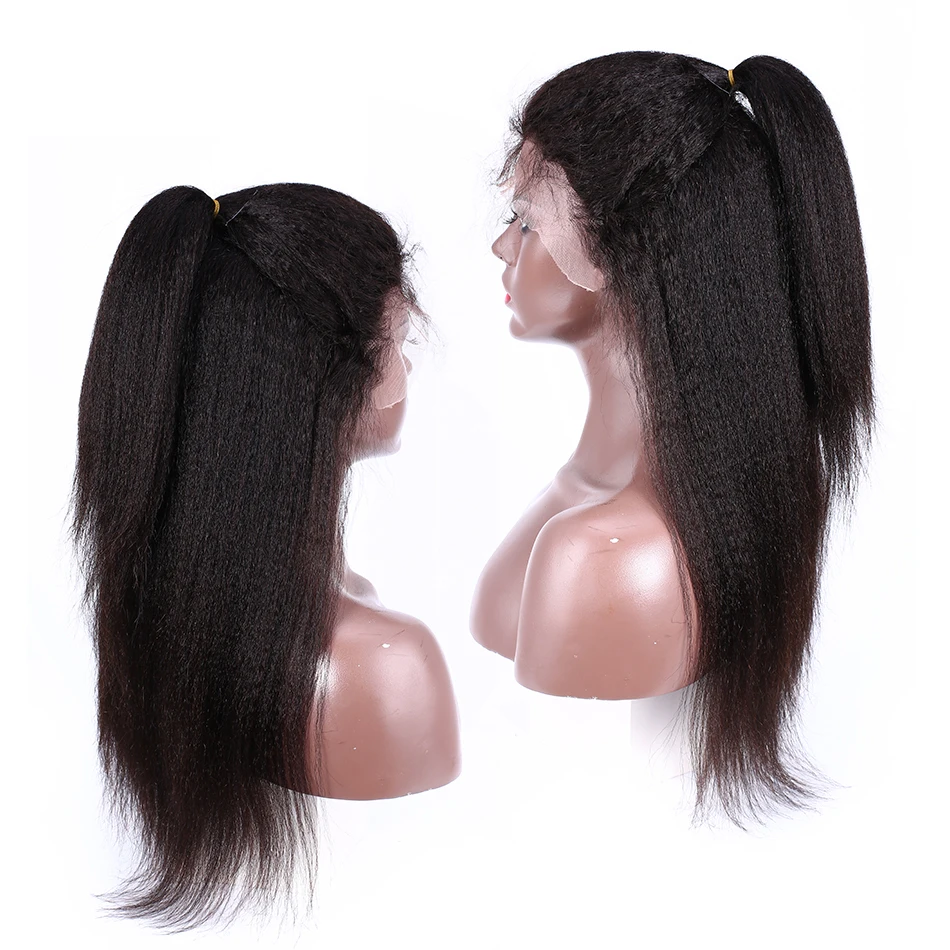 Покерное лицо курчавые прямые длинные бразильские кружева передние человеческие парики натуральные волосы 12-26 дюймов человеческие волосы