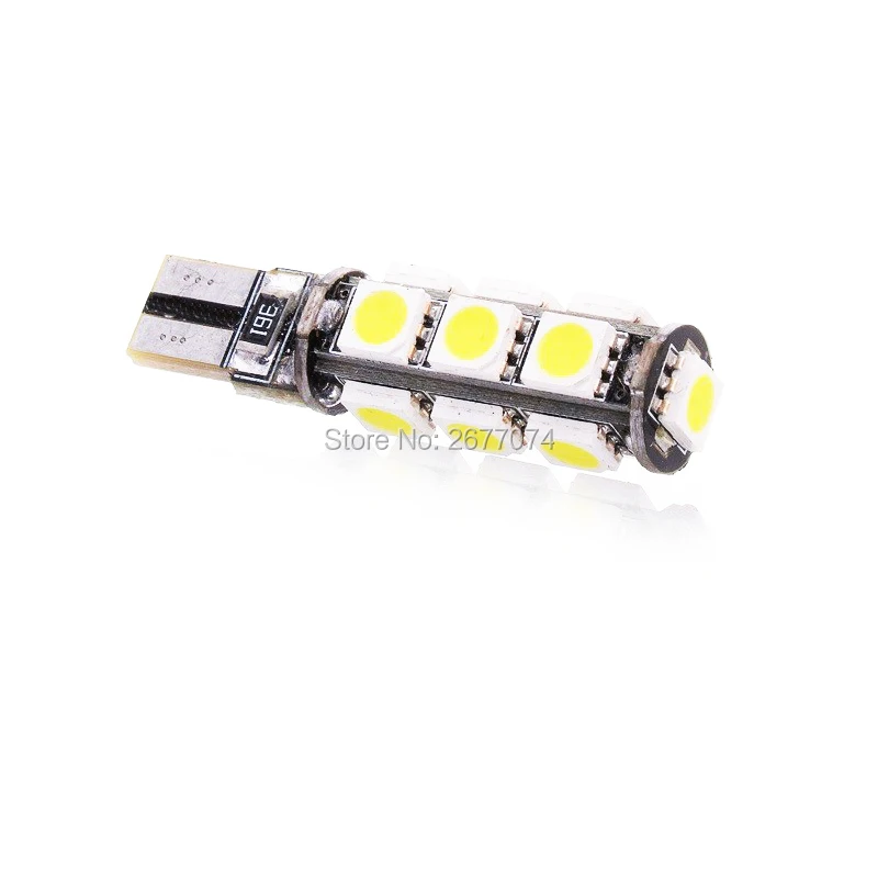 Светодиодный свет 1,8 W DC12V белый 13SMD 5050 194 168 501 W5W высокое качество Шина CAN светодиод светодиодный светильник 2 шт. JTCL118-ly