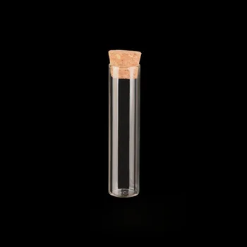 

100pcs Cute Mini Small Tiny Empty Clear Wishing Vials with Cork Glass Bottles Jar Containers Glass Vial Wedding Decoration s023C