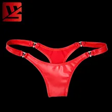 Женские латексные трусики-стринги, полые, ПВХ, блестящие, сексуальные, стринги, микро стринги, женские, Т-образные, эротическое белье, сценическая одежда размера плюс, F24
