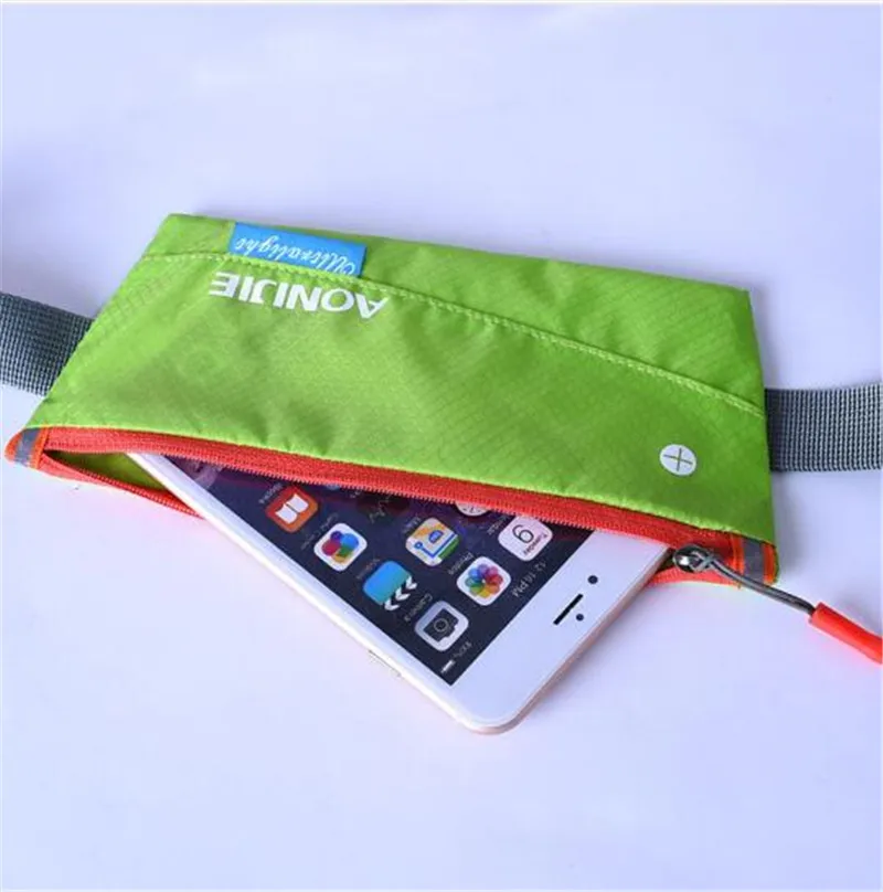 AONIJIE Women Men Multifunction Sport Waist Bag Outdoor Marathon Running Money Phone Pack Hydration Belts Bottle Holder