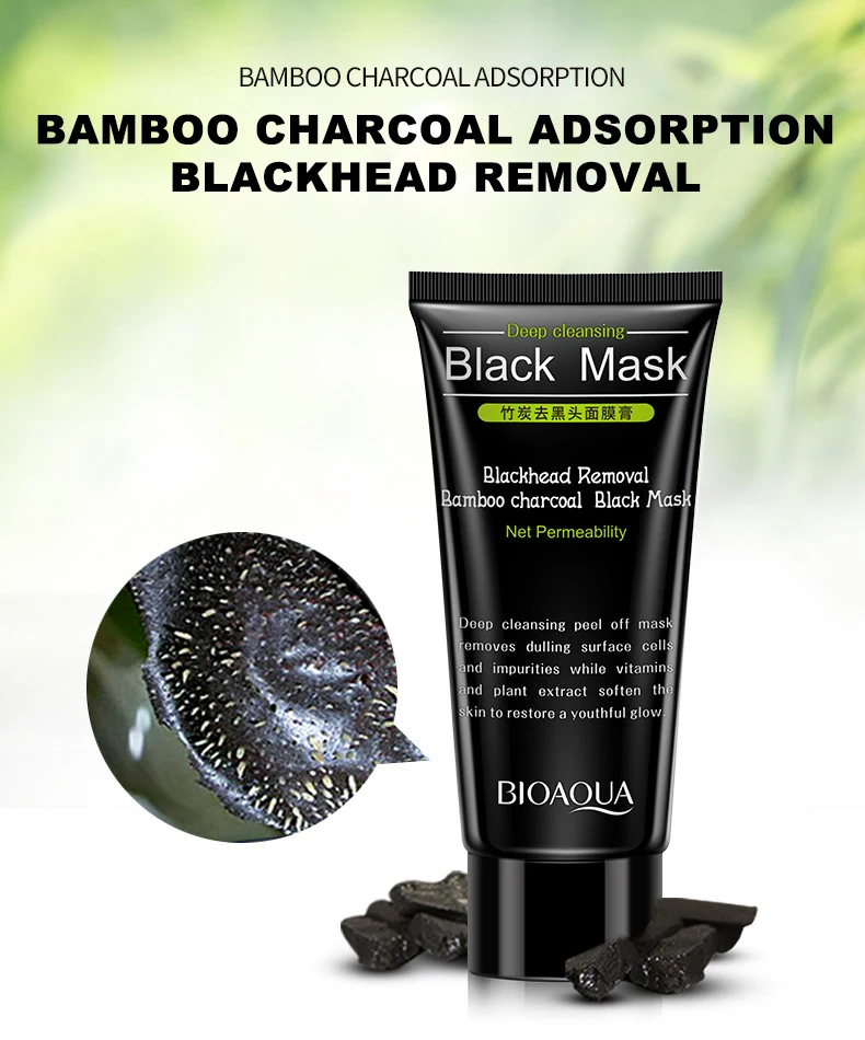 Bioaqua с бамбуковым углем Julep черная маска для удаления черных точек контроль над маслом глубина чистая пора грязь анти-старение глубина пополнение маска