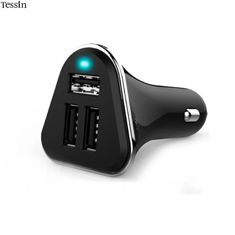 

Car Charger 3 USB 5.2A 26W High Power Fast Charging For iPhone 5 5S 6 6S 7 Plus iPad Samsung Huawei ZTE Lenovo LG GPS DC Adapter