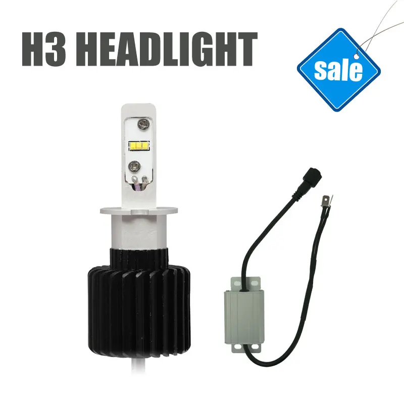 H3 LED Automobile Headlights LED Cars Bulbs High Quality Super Bright
