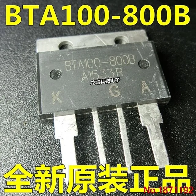 10pcs/lot BTA100 800B BTA100 BTA100 800 100A 800V bidirectional ...