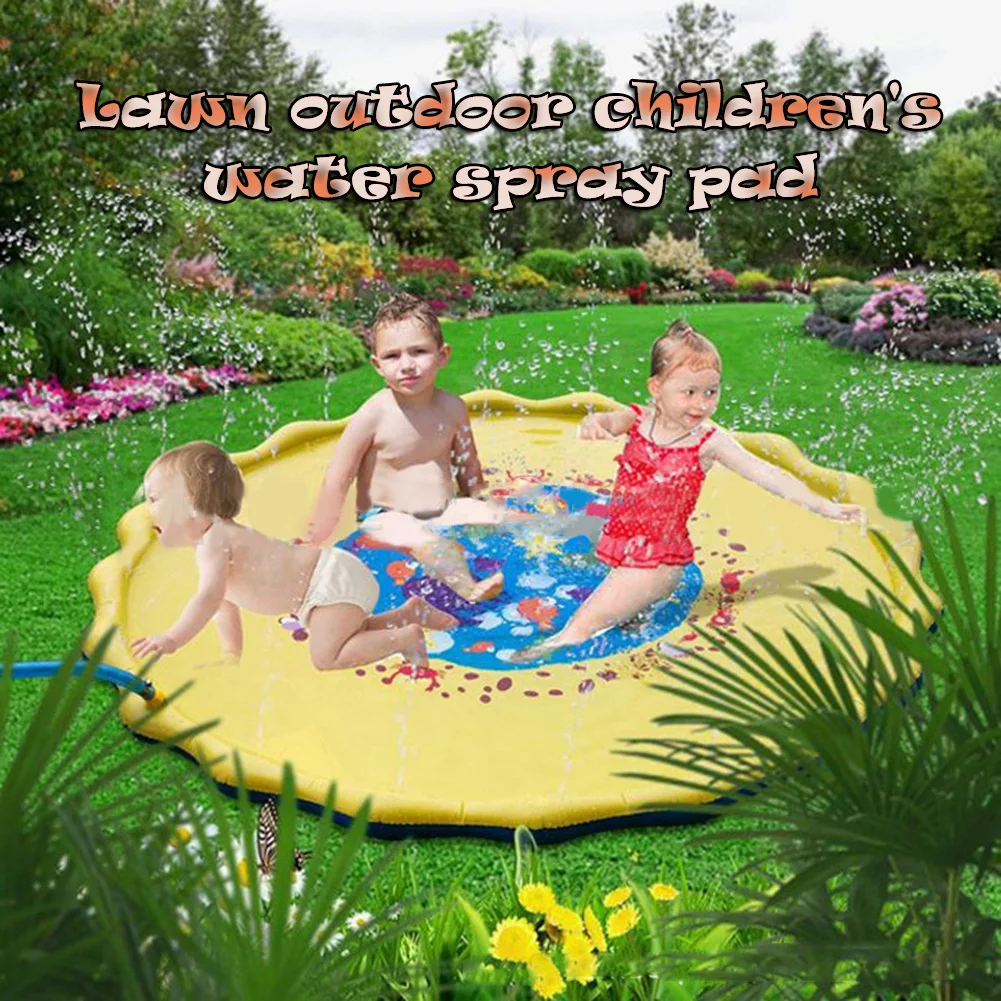 Горячий надувной водяной спрей игровой коврик посыпать всплеск коврик для детей лето открытый задний двор HV99