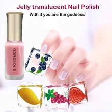 Чистый цвет цветной лак для ногтей Гель-лак для нейл-арта верхнее Базовое покрытие великолепный цвет для ногтей художественный Гель-лак для ногтей Полупостоянный