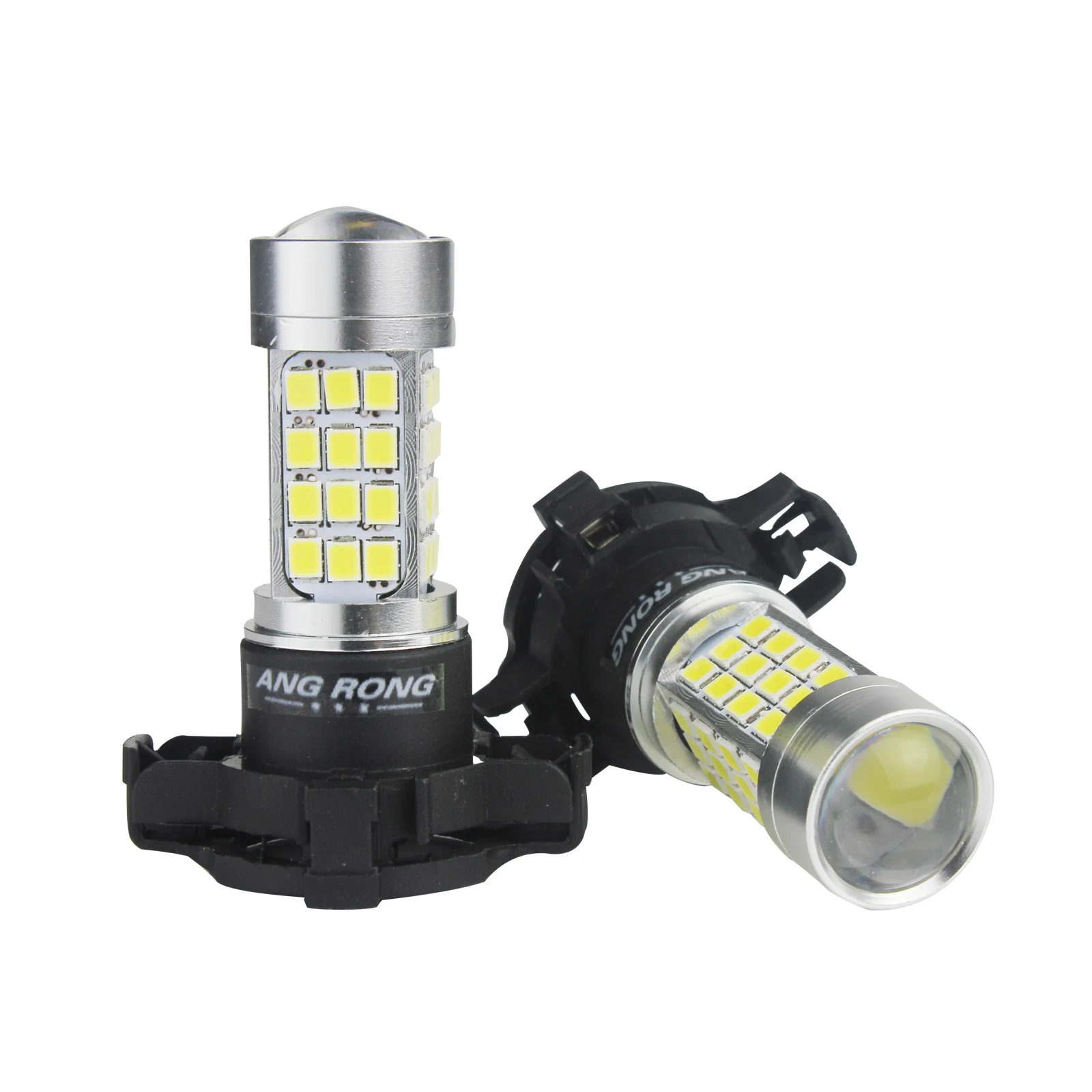 ANGRONG 2x PY24W PSY24W SMD 54 светодиодные чипы ксеноновый Белый Сигнал поворота для Audi