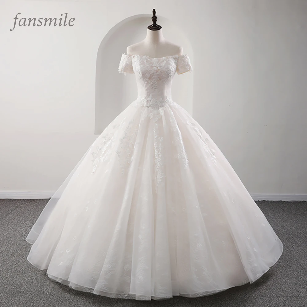 Big Offer Fansmile New Arrival Princess Bridal Ball Gown Wedding