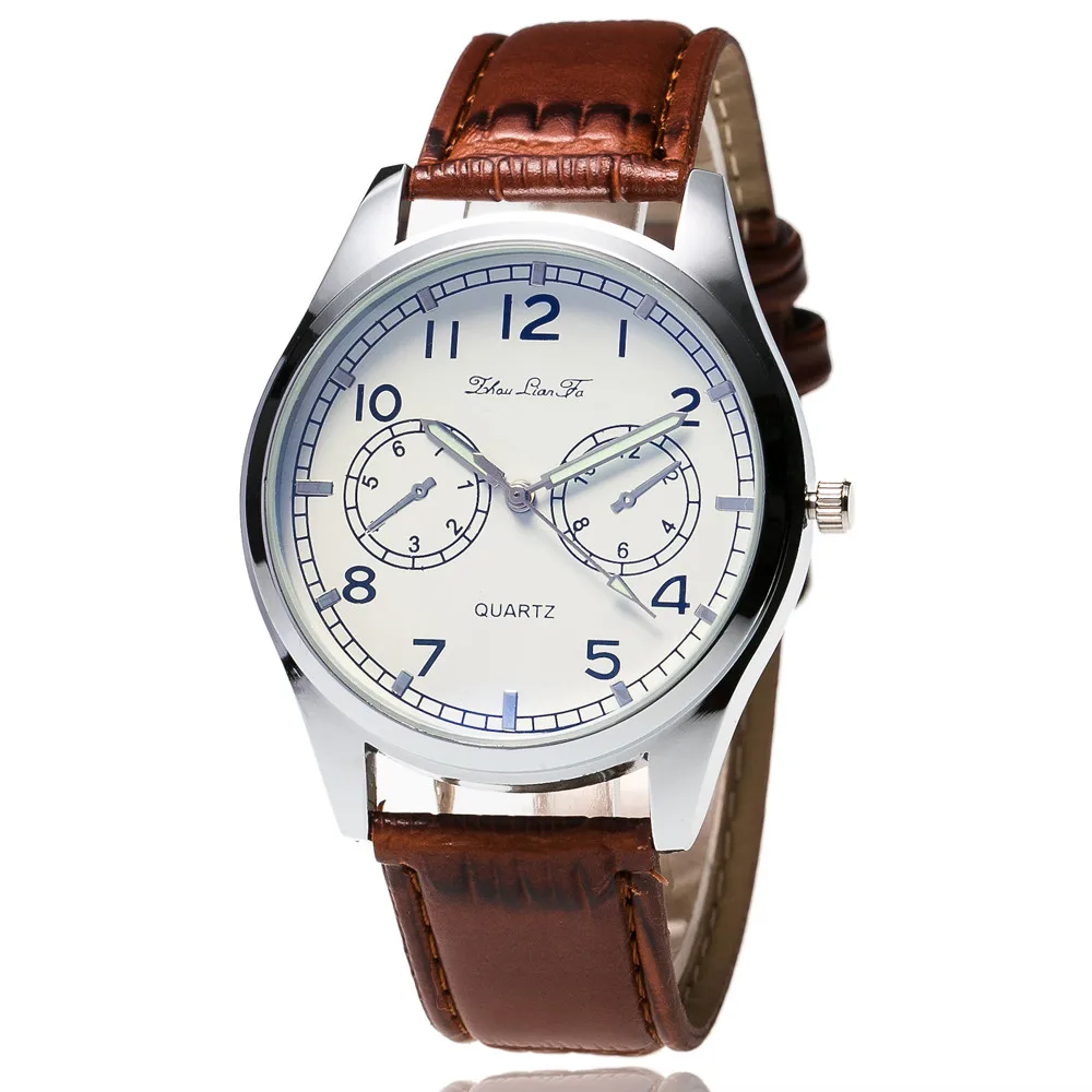 

2019 Men's Belt Watch 1PCS Deluxe Digital Scale Small Dial Stamp White Dial Quartz Wrist Accessories Watch bayan kol saati a6