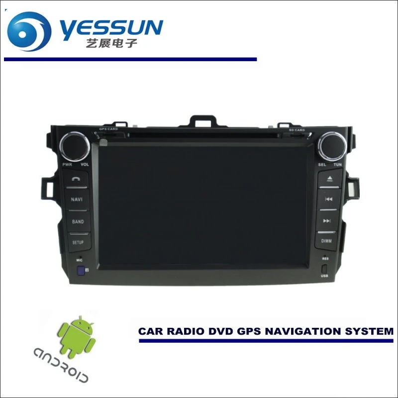 Clearance YESSUN Car Android Navigation System For Toyota Corolla Axio / E140 E150 - Radio Stereo CD DVD Player GPS Navi Screen Multimedia 1