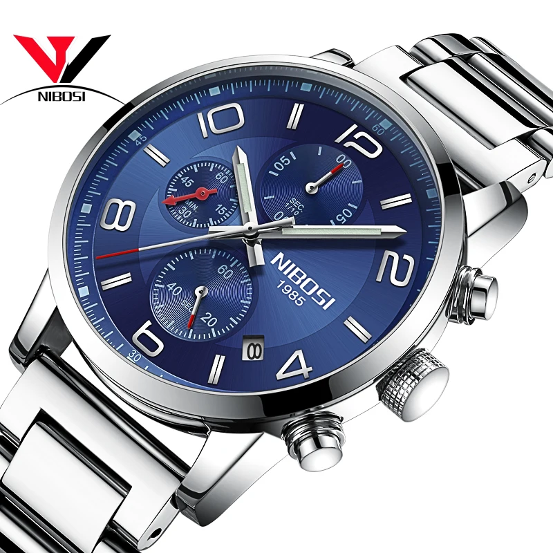 

Relogio Masculino NIBOSI Sports Watches Men's Army Military Watch Man Quartz Clock Top Brand Luxury Fashion Analog Quartz Watch