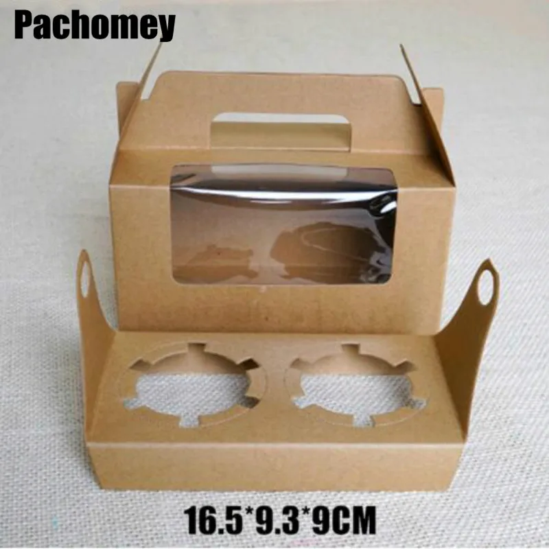 PVC Window Handmade Soap Jewelry Candy Boxes Kraft Brown Gift packaging boxes 16.5*9.3*9cm 20pcs/lot PP709