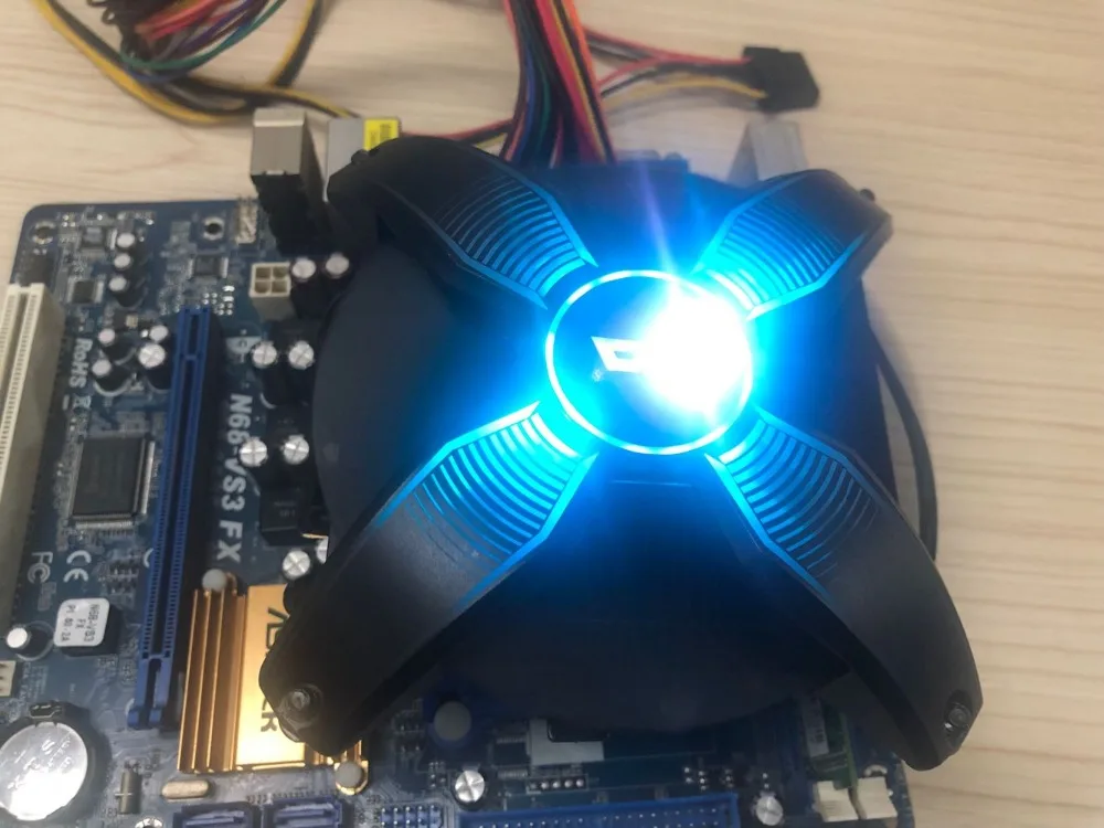 Darkflash Aigo LED وحدة المعالجة المركزية برودة المبرد TDP 280 W الحرارة بالوعة الصامت 120 مللي متر 4Pin PC CPU تبريد LGA1155/ 1156/1151/AM2/AM3/AM3 +/AM4