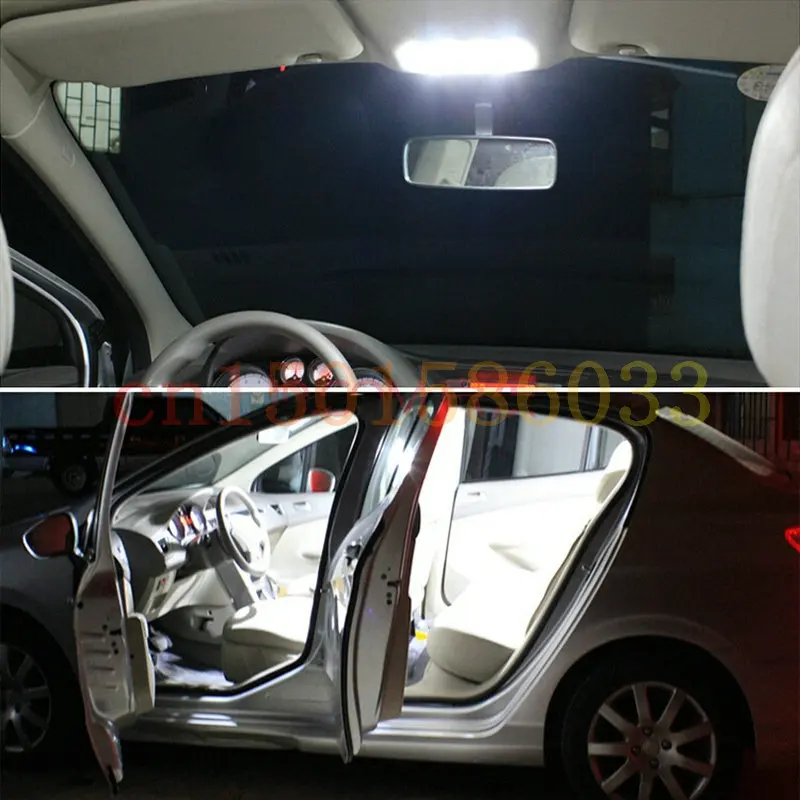 Автомобильный светодиодный свет для чтения Mini Cooper Paceman Dome вежливая перчатка коробка номерной знак свет 8 шт