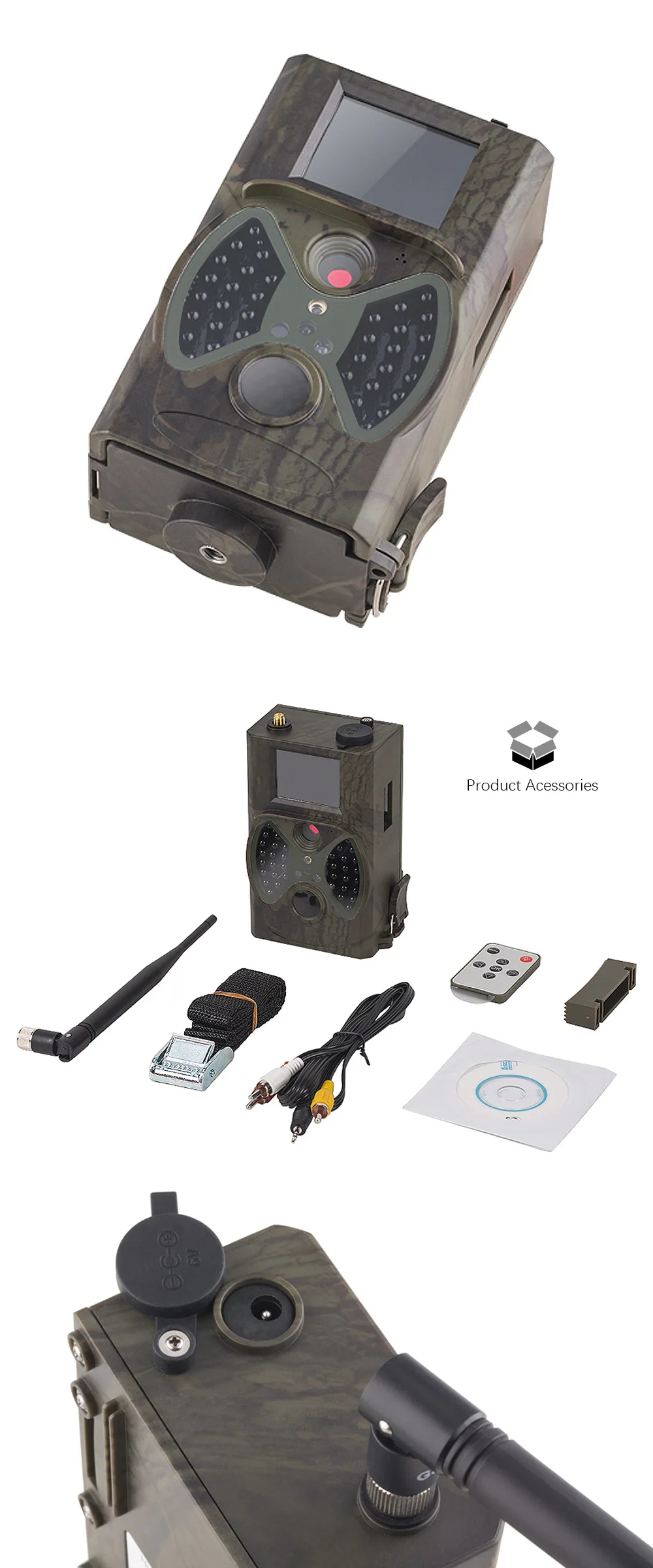Wildlife Hunting trail camera HC 300M 2 TFT IR Hunting Camera LCD Screen wildlife detector Night vision wild camera (2)