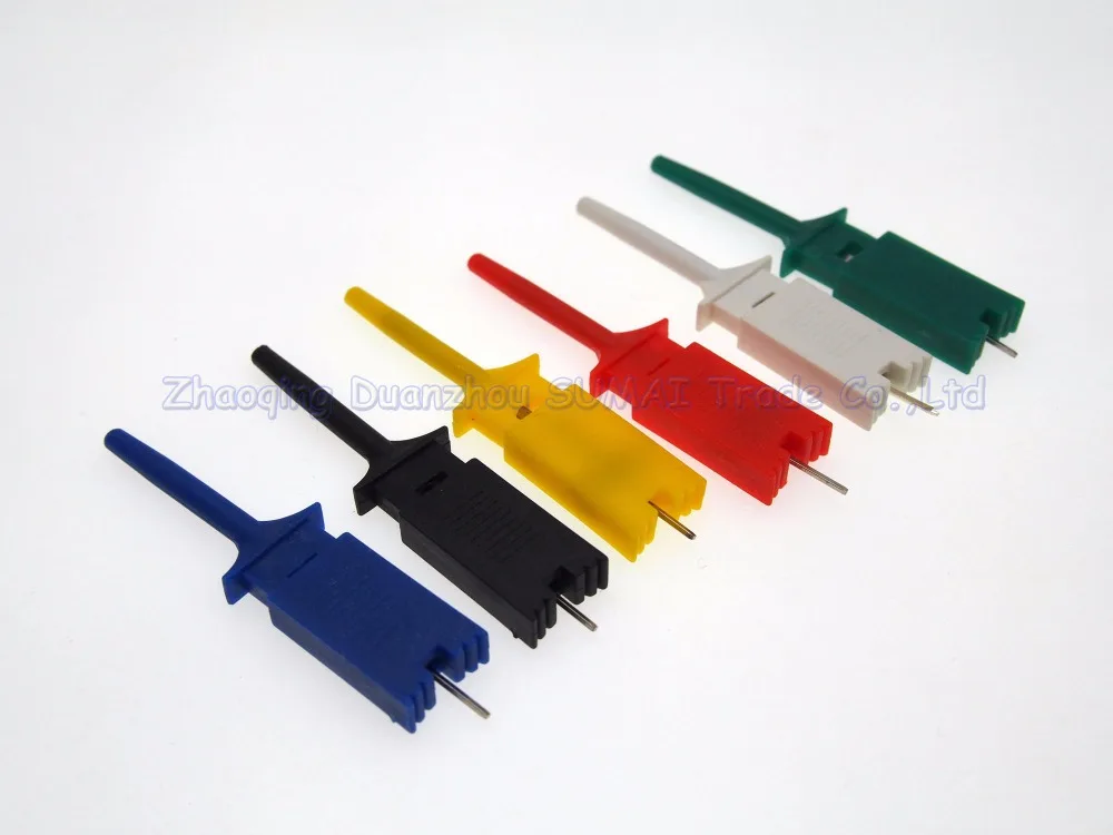 2PC/pack Multimeter Lead Wire Kit Test Hook Clip Test Probe SMT/SMD IC Chic 2PC/pack Multimeter Lead Wire Kit Test Hook Clip Test Probe SMT/SMD IC Chic