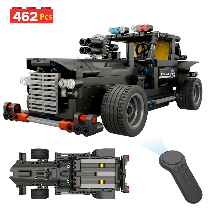

RC Cars Building Blocks Technic Series Remote-Control Wild Off-road Technic Vehicles Model Bricks Toys For Boys Gift