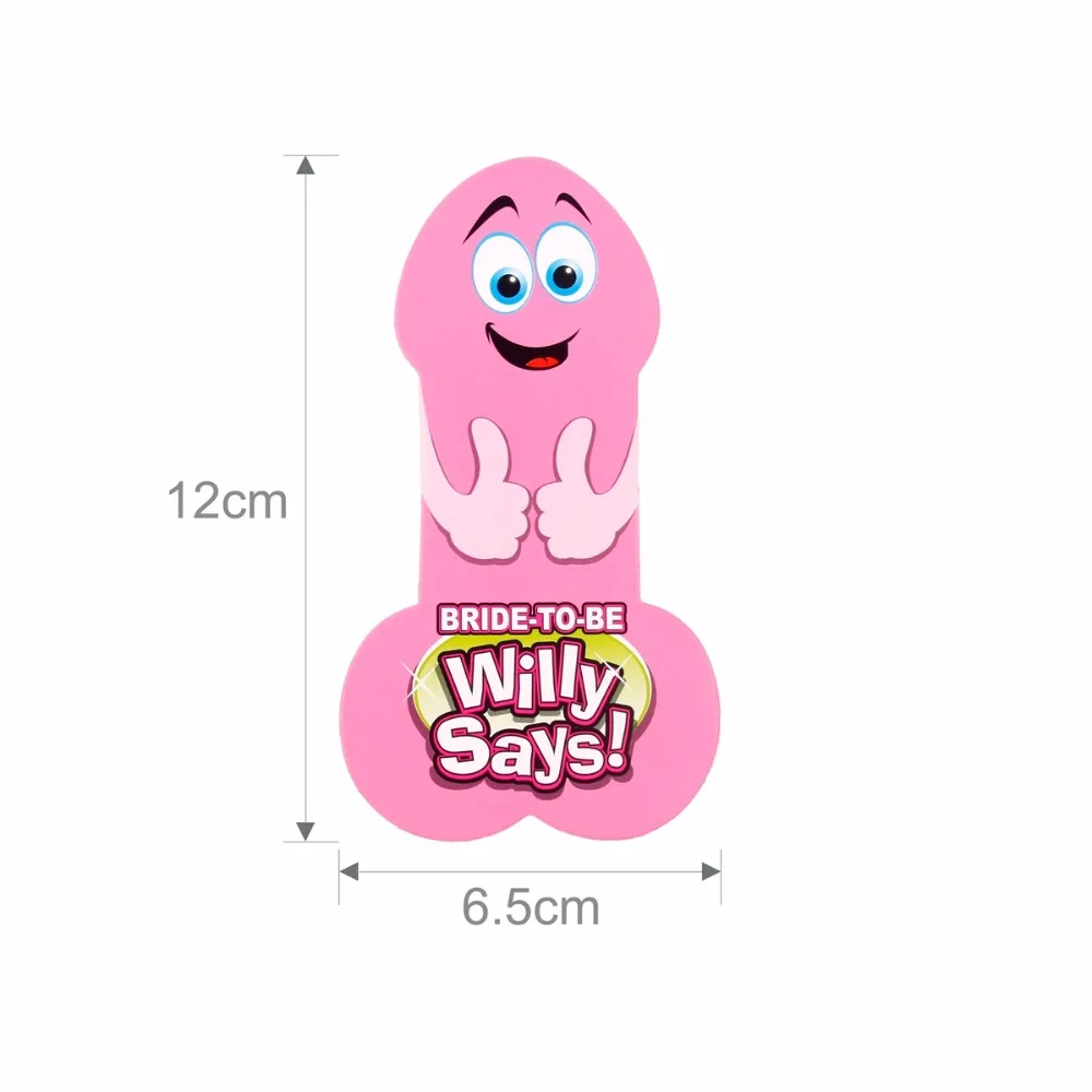 Fengrise Team Bride To Be Hen Bachelorette Party Cards Games Pink