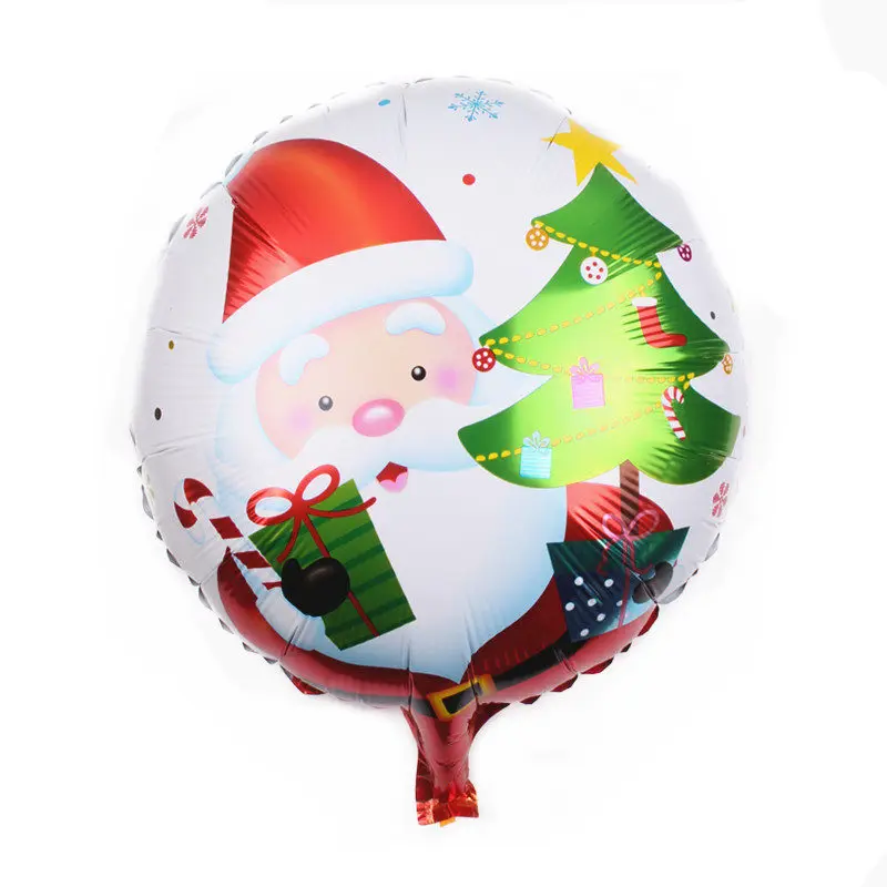 TSZWJ Новинка 18-дюймовые круглый Рождественская серия алюминий воздушный шар рождественские праздничные вечерние украшения шарики высокого качества